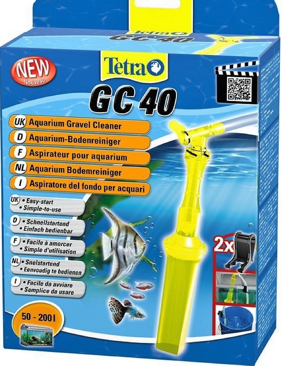 картинка Сифон TETRATEC для очистки грунта GC40 (50-200л) от магазина ЗооПланета+